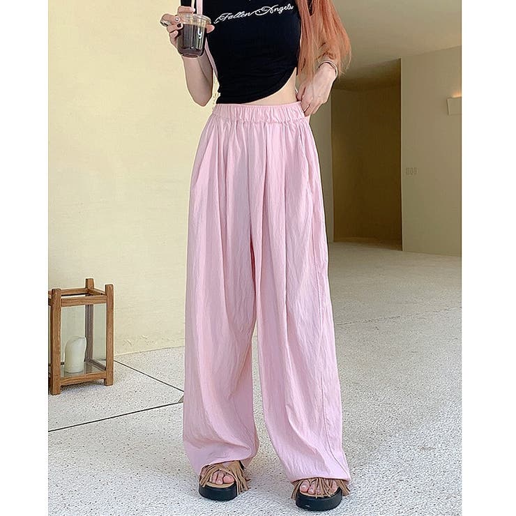 シワ加工リラックスワイドパンツ 春 夏 | SHEENA  | 詳細画像57 