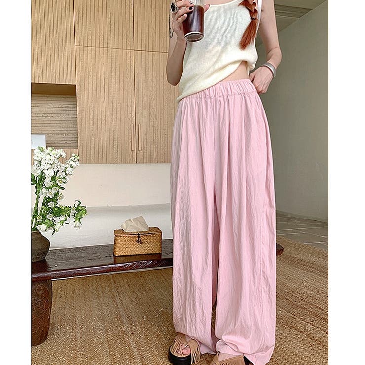 シワ加工リラックスワイドパンツ 春 夏 | SHEENA  | 詳細画像58 