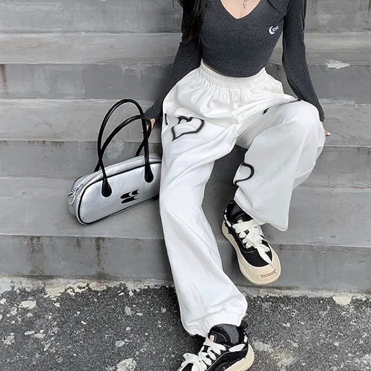 【MARINE SERRE】ジャカード タオル 花 スウェット パンツ 黒 ACANTHUS x muta MARINE Geometric Sweat Warm Up Pants [全2色