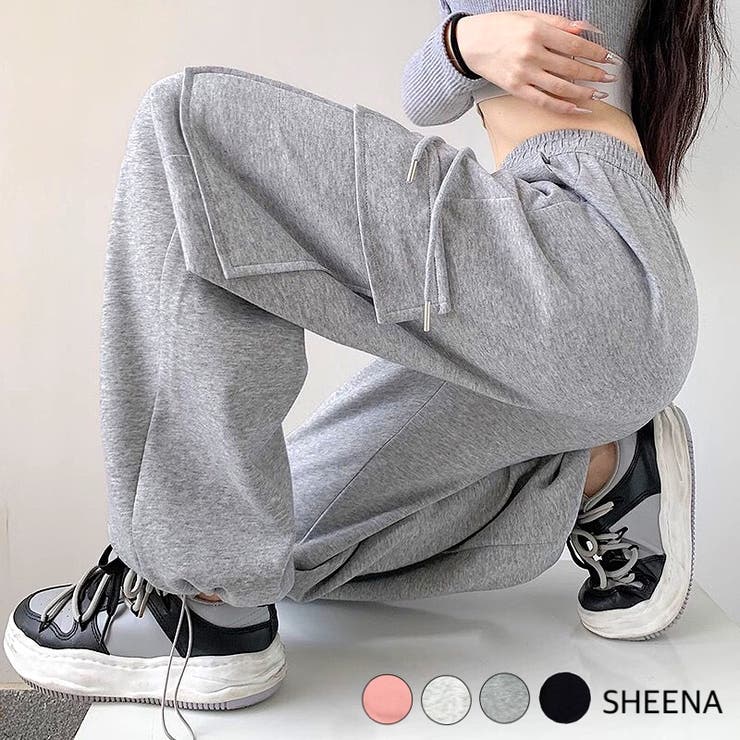 スウェットカーゴパンツ 春 夏[品番：SHNW0010522]｜SHEENA