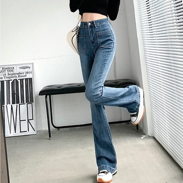 ストレッチデニムフレアパンツ 春 夏 | SHEENA  | 詳細画像24 