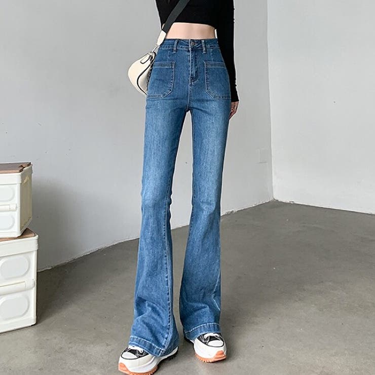 ストレッチデニムフレアパンツ 春 夏 | SHEENA  | 詳細画像25 