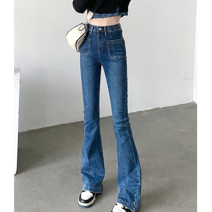 ストレッチデニムフレアパンツ 春 夏 | SHEENA  | 詳細画像34 