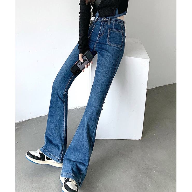 ストレッチデニムフレアパンツ 春 夏 | SHEENA  | 詳細画像35 