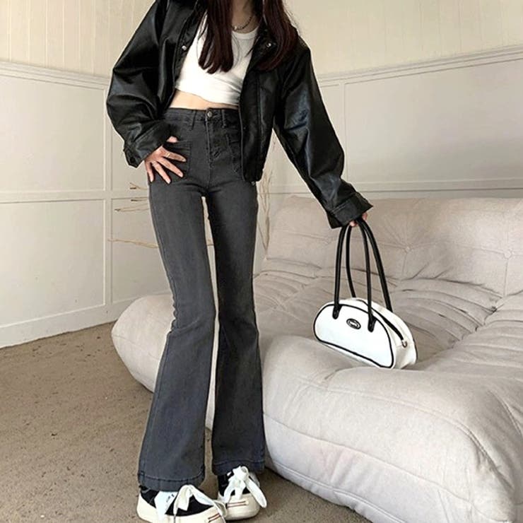 ストレッチデニムフレアパンツ 春 夏 | SHEENA  | 詳細画像38 