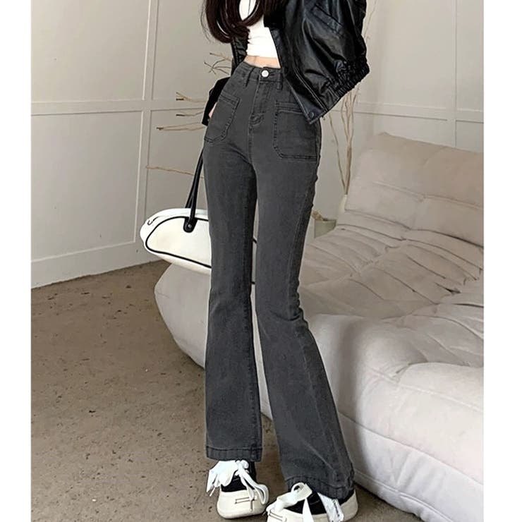 ストレッチデニムフレアパンツ 春 夏 | SHEENA  | 詳細画像39 