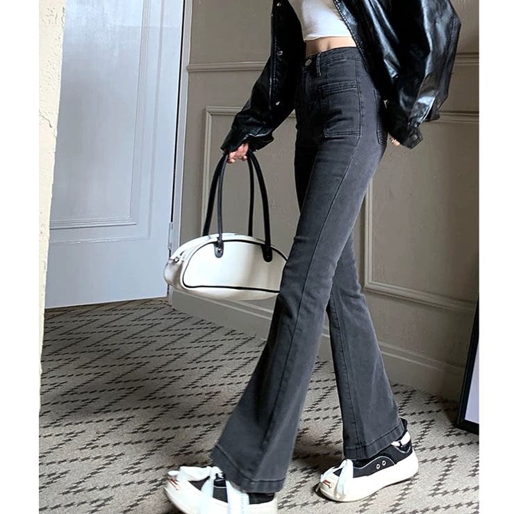 ストレッチデニムフレアパンツ 春 夏 | SHEENA  | 詳細画像44 