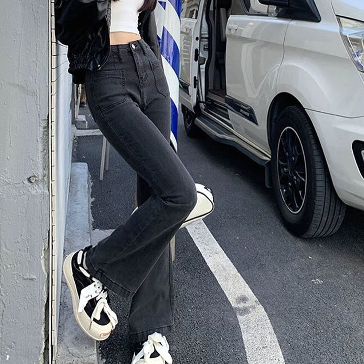 ストレッチデニムフレアパンツ 春 夏 | SHEENA  | 詳細画像45 