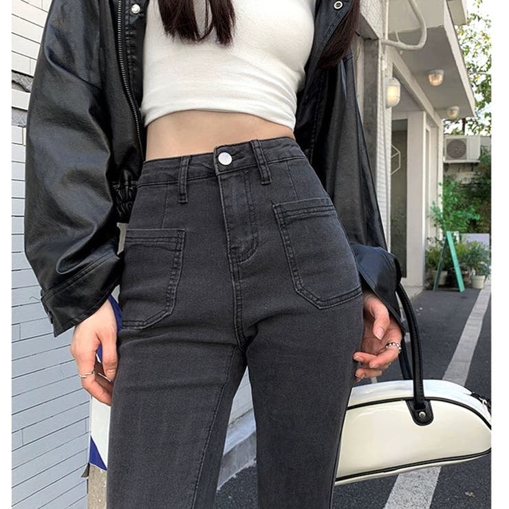 ストレッチデニムフレアパンツ 春 夏 | SHEENA  | 詳細画像47 