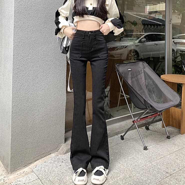 ストレッチデニムフレアパンツ 春 夏 | SHEENA  | 詳細画像64 