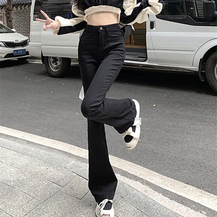 ストレッチデニムフレアパンツ 春 夏 | SHEENA  | 詳細画像67 