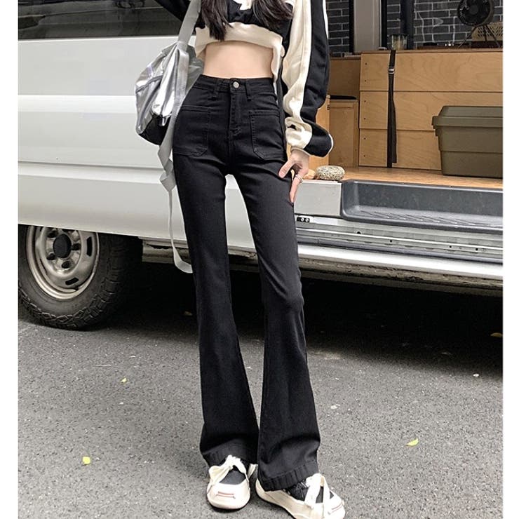 ストレッチデニムフレアパンツ 春 夏 | SHEENA  | 詳細画像68 