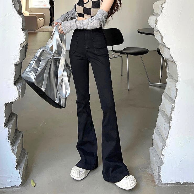 ストレッチデニムフレアパンツ 春 夏 | SHEENA  | 詳細画像71 