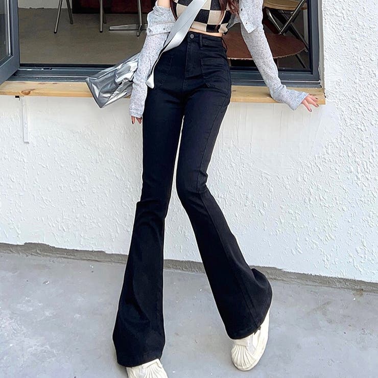 ストレッチデニムフレアパンツ 春 夏 | SHEENA  | 詳細画像73 