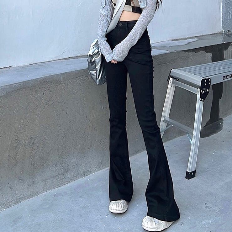 ストレッチデニムフレアパンツ 春 夏 | SHEENA  | 詳細画像75 