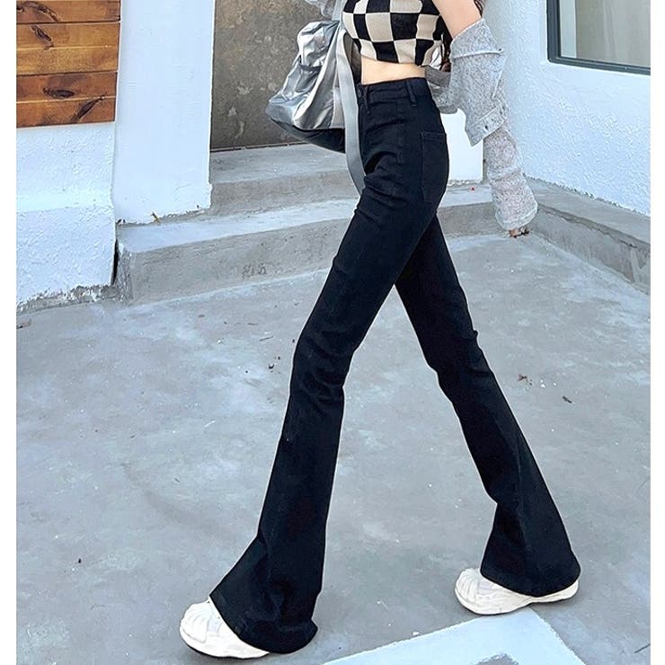 ストレッチデニムフレアパンツ 春 夏 | SHEENA  | 詳細画像77 