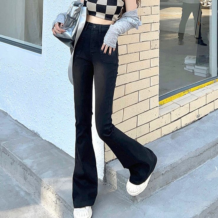 ストレッチデニムフレアパンツ 春 夏 | SHEENA  | 詳細画像79 