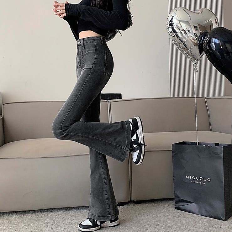 ストレッチデニムフレアパンツ 春 夏 | SHEENA  | 詳細画像52 