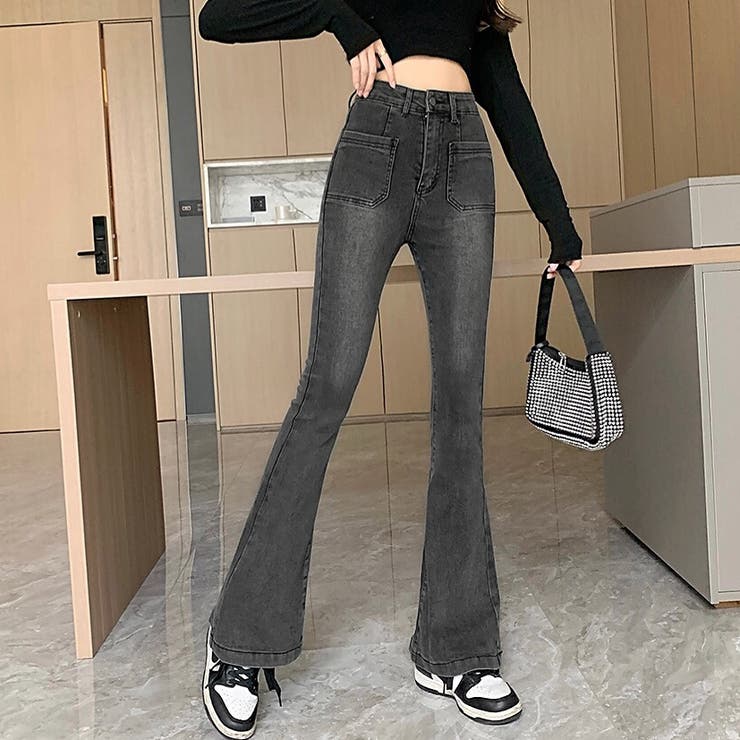 ストレッチデニムフレアパンツ 春 夏 | SHEENA  | 詳細画像56 