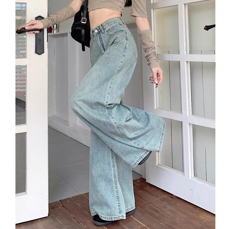 スーパーワイドデニムパンツ 春 夏 | SHEENA  | 詳細画像11 