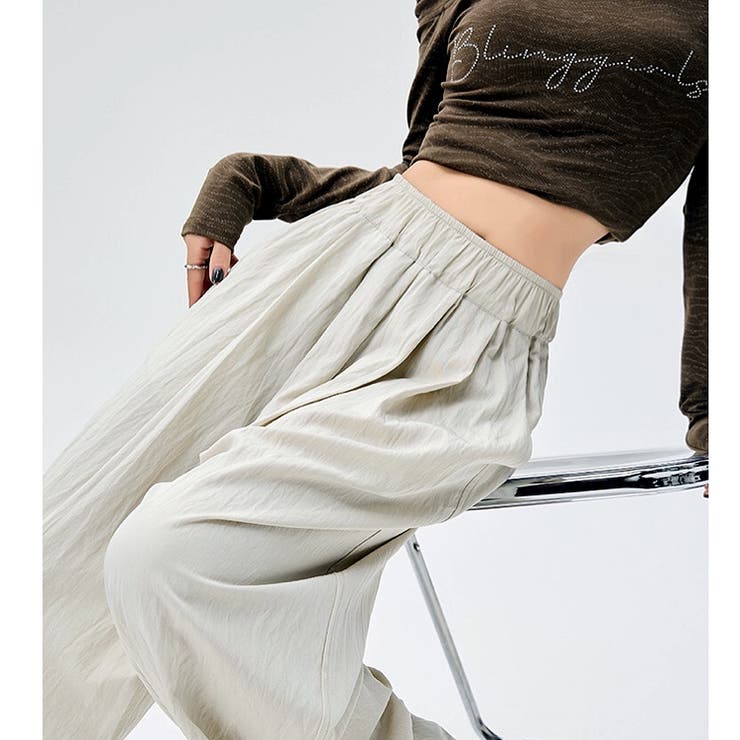 イージーワイドパンツ 春 夏 | SHEENA  | 詳細画像25 