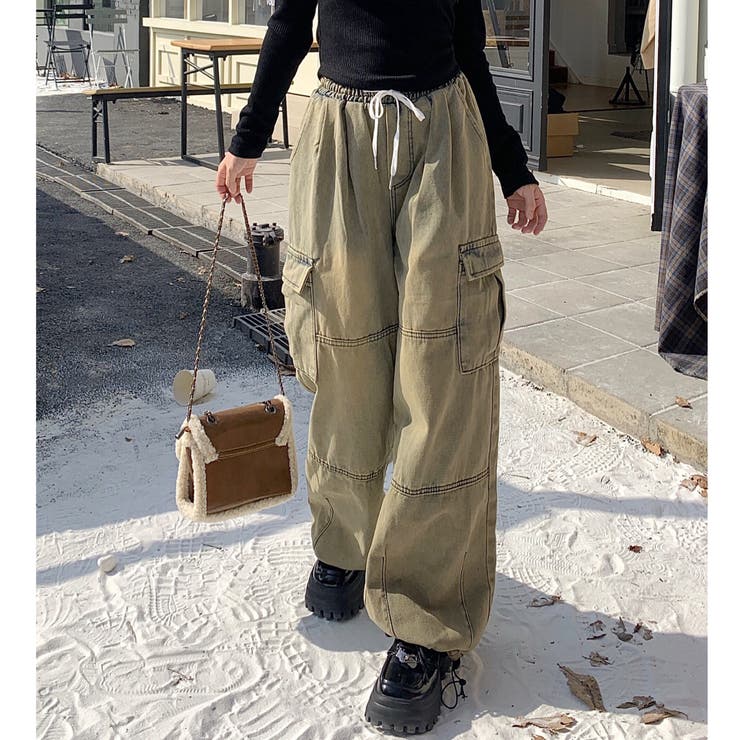 ヴィンテージデニムワイドイージーパンツ 春 夏 | SHEENA  | 詳細画像13 