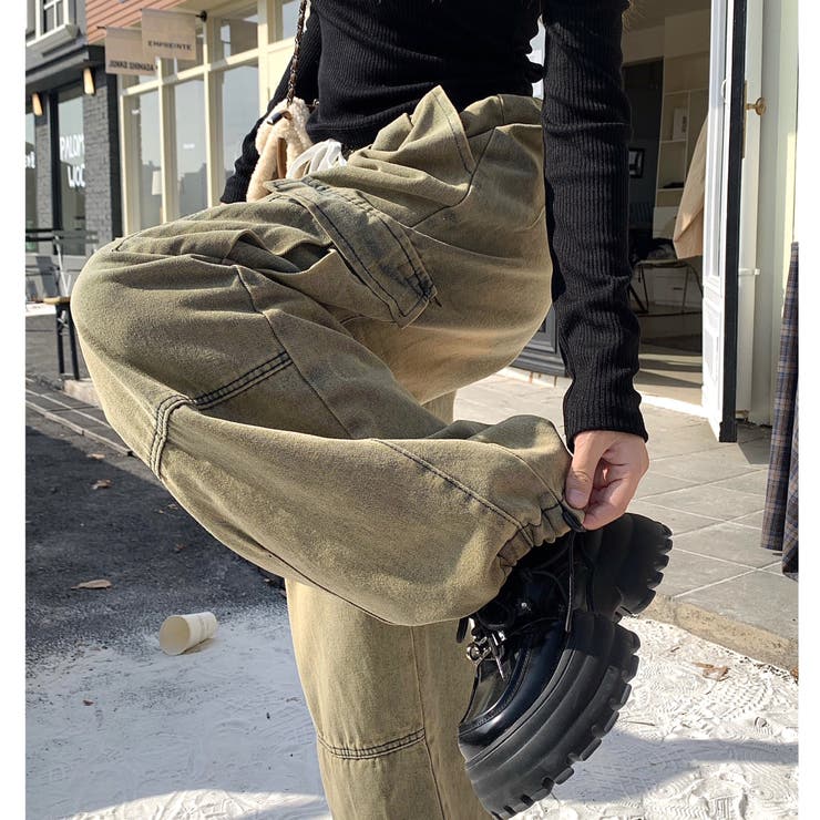 ヴィンテージデニムワイドイージーパンツ 春 夏 | SHEENA  | 詳細画像14 