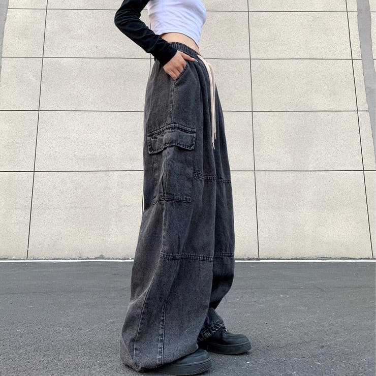 ヴィンテージデニムワイドイージーパンツ 春 夏 | SHEENA  | 詳細画像26 