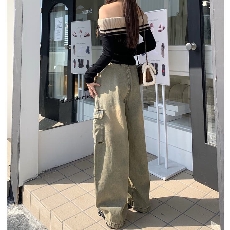 ヴィンテージデニムワイドイージーパンツ 春 夏 | SHEENA  | 詳細画像7 