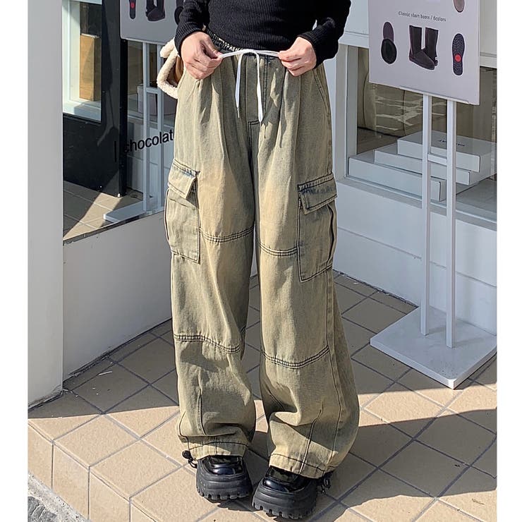 ヴィンテージデニムワイドイージーパンツ 春 夏 | SHEENA  | 詳細画像8 