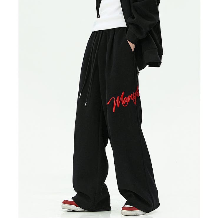 刺しゅうロゴスウェットワイドパンツ | SHEENA  | 詳細画像25 