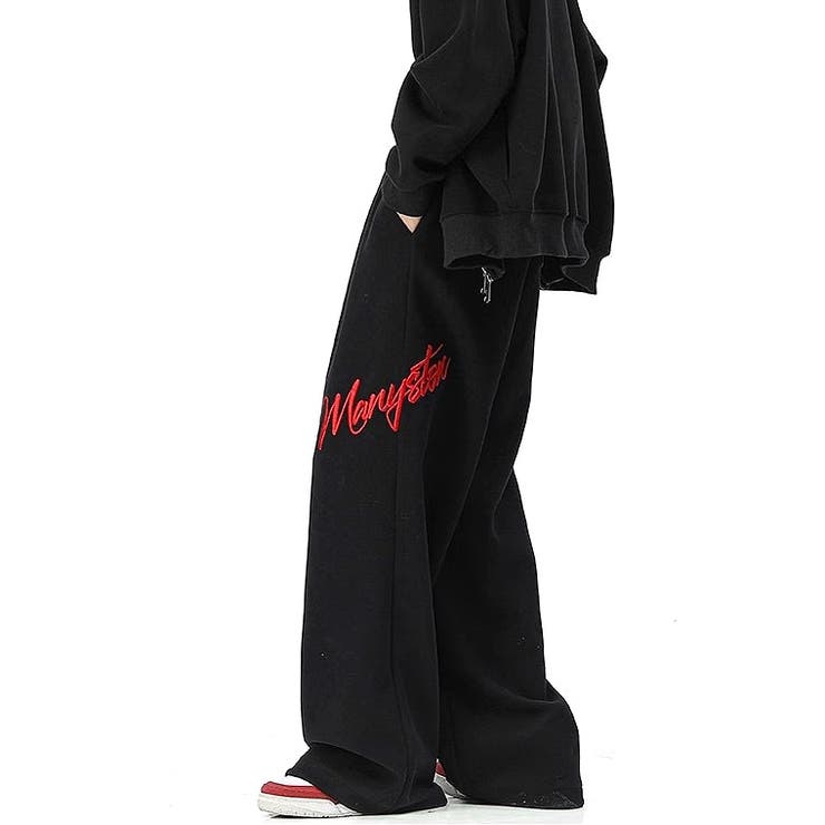 刺しゅうロゴスウェットワイドパンツ | SHEENA  | 詳細画像26 