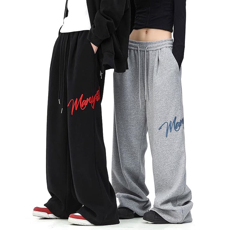 刺しゅうロゴスウェットワイドパンツ | SHEENA  | 詳細画像27 