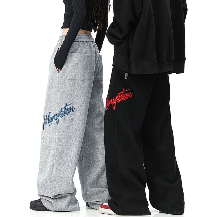 刺しゅうロゴスウェットワイドパンツ | SHEENA  | 詳細画像30 