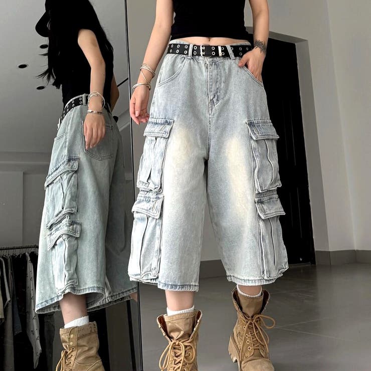 【可愛い♡ココビーチ限定】CHANEL ハーフパンツ デニム 可愛い♡ココビーチ限定】CHANEL ハーフパンツ デニム
