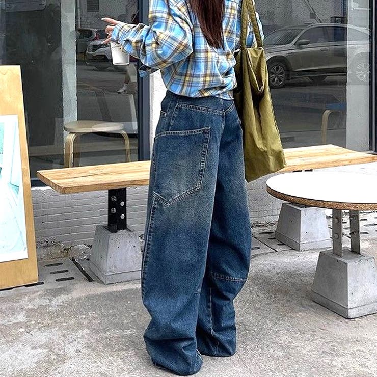 ビッグポケットデニムカーブワイドパンツ | SHEENA  | 詳細画像13 