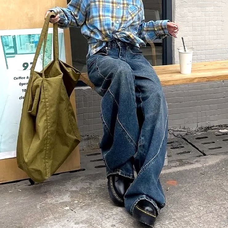 ビッグポケットデニムカーブワイドパンツ | SHEENA  | 詳細画像14 