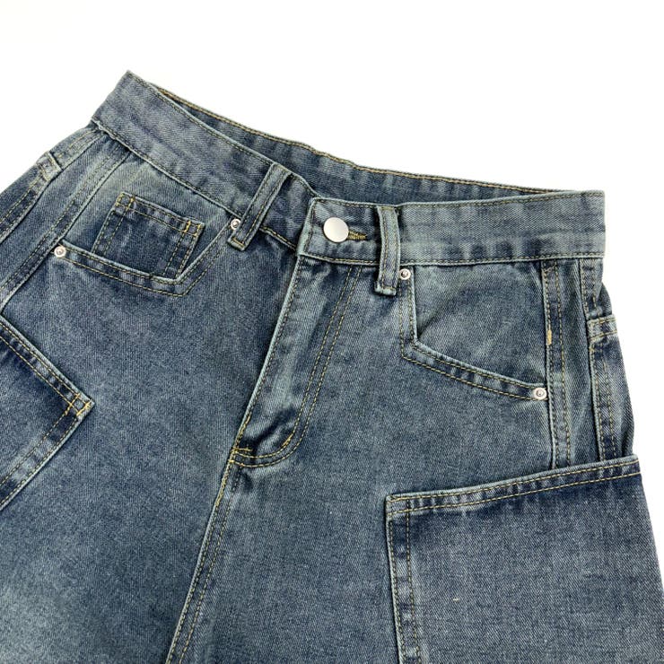 ビッグポケットデニムカーブワイドパンツ | SHEENA  | 詳細画像17 