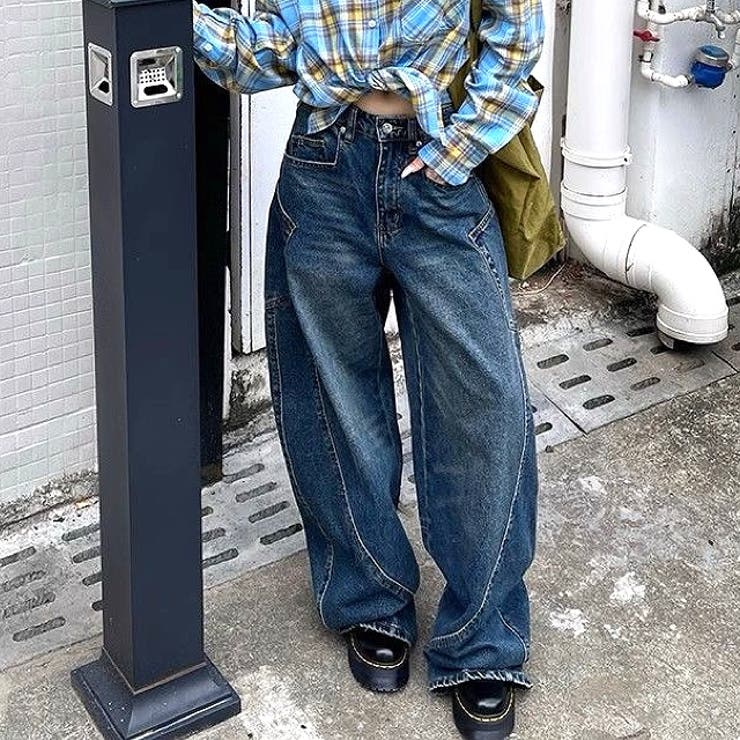 ビッグポケットデニムカーブワイドパンツ | SHEENA  | 詳細画像3 