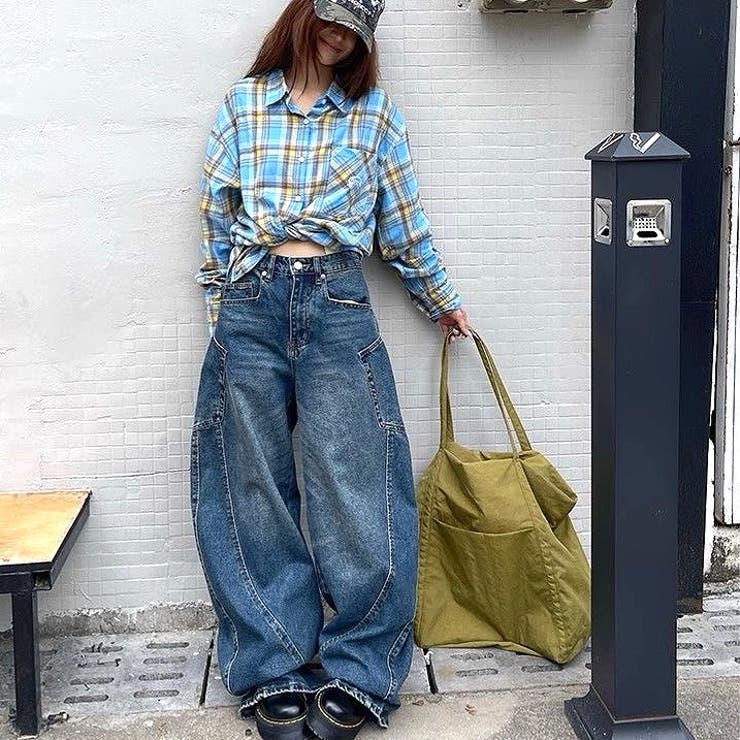 ビッグポケットデニムカーブワイドパンツ | SHEENA  | 詳細画像8 