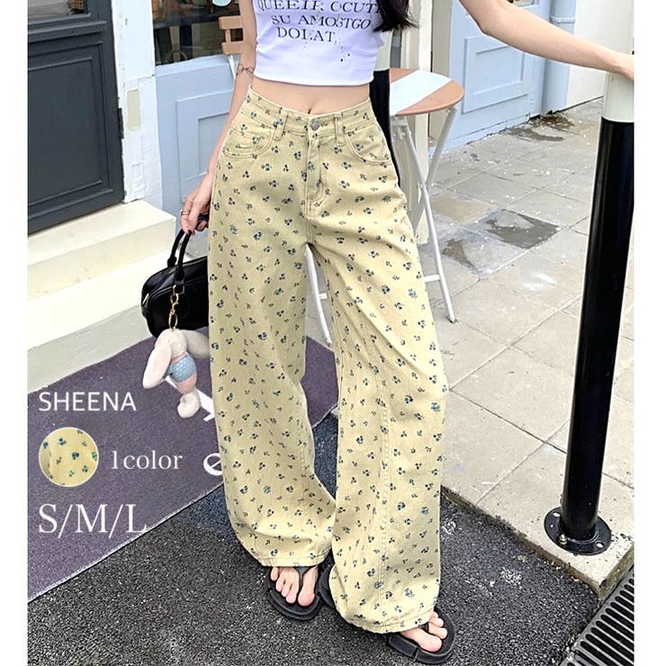 小花柄ワイドパンツ[品番：SHNW0012446]｜SHEENA （シーナ）の