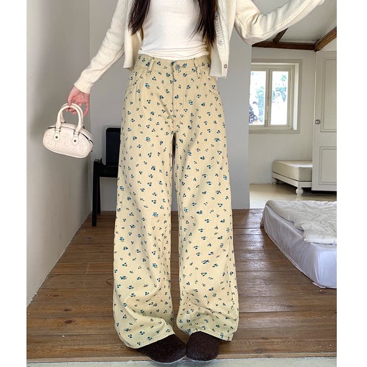 小花柄ワイドパンツ | SHEENA  | 詳細画像29 