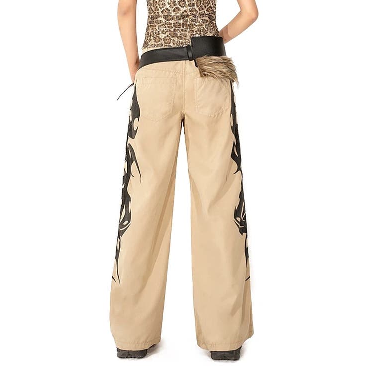 サイドトライバルプリントワイドパンツ | SHEENA  | 詳細画像10 