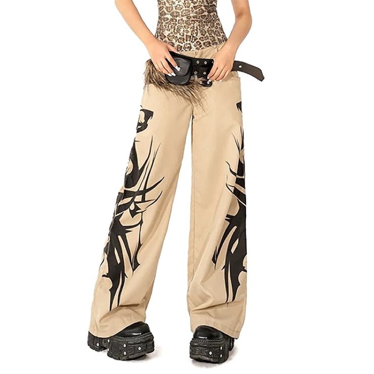 サイドトライバルプリントワイドパンツ | SHEENA  | 詳細画像4 