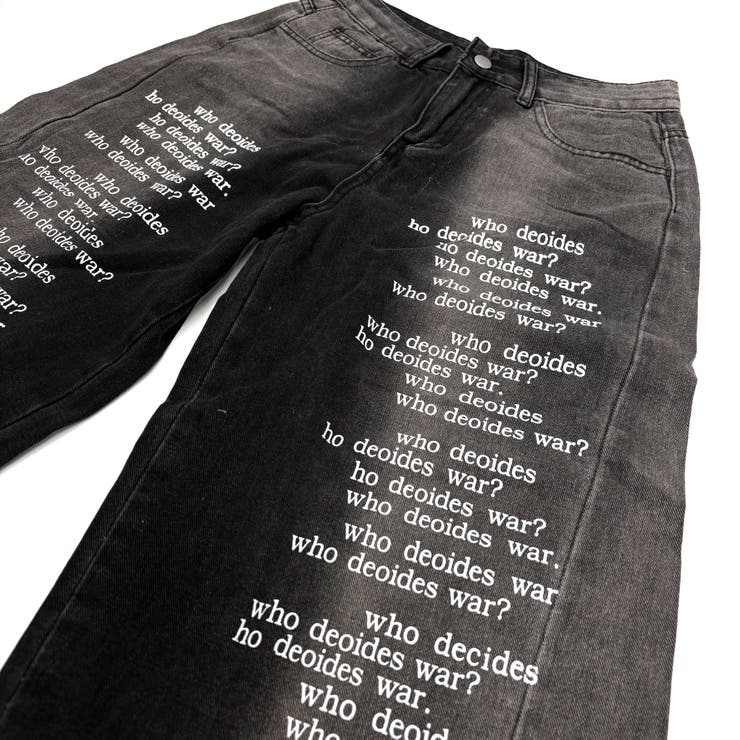 レタリングロゴグラデワイドデニムパンツ | SHEENA  | 詳細画像19 