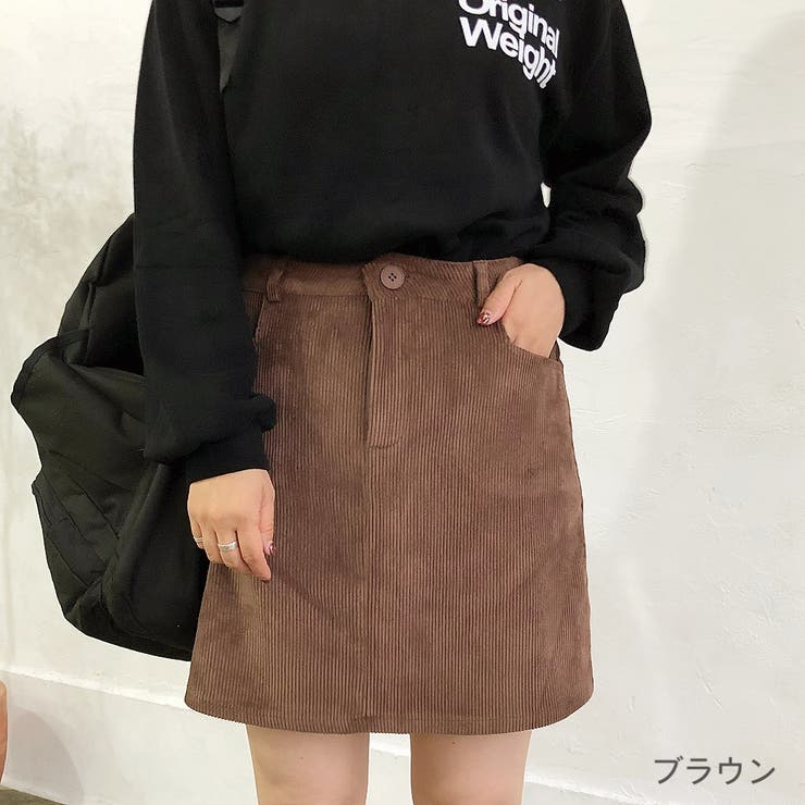 インパン付きコーデュロイ台形ミニスカート 秋 冬 品番 Shnw Sheena シーナ のレディースファッション通販 Shoplist ショップリスト