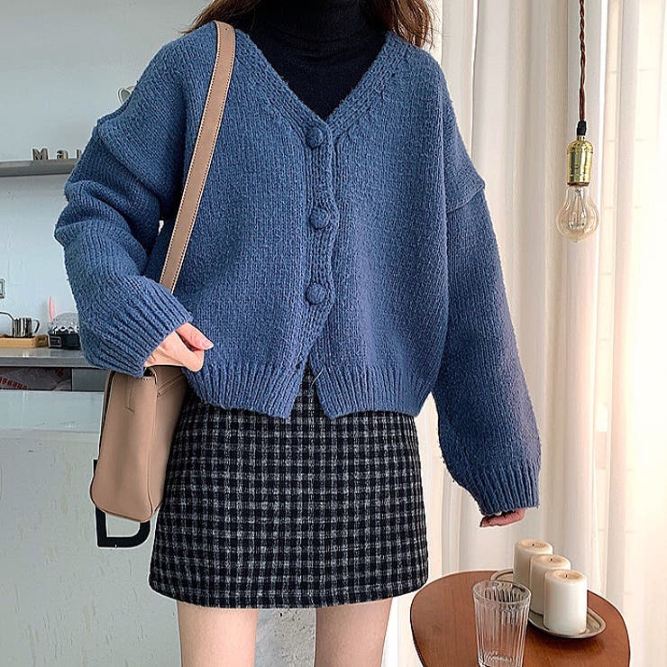 チェック台形ミニスカート 秋 冬[品番：SHNW0003773]｜SHEENA （シーナ