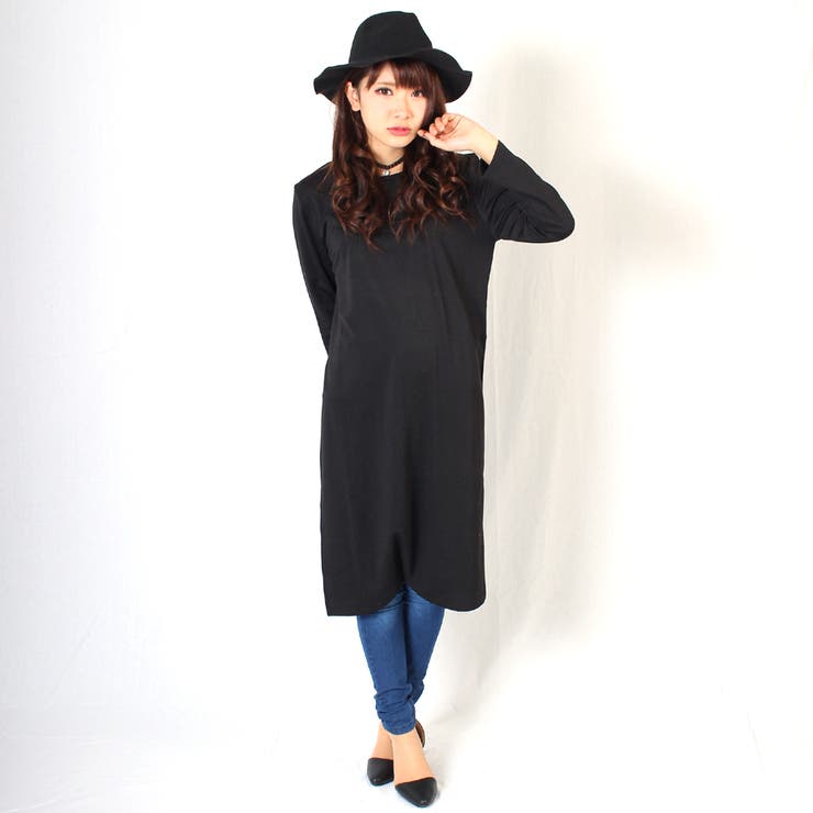 サイドスリットゆったりワンピース 秋 冬 ワンピース チュニック 品番 Shnw Sheena シーナ のレディースファッション通販 Shoplist ショップリスト