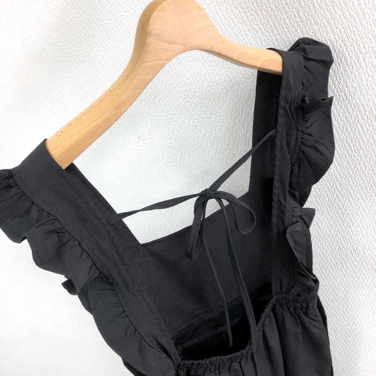 フリルショルダーショートサロペット 春 夏 | SHEENA  | 詳細画像15 