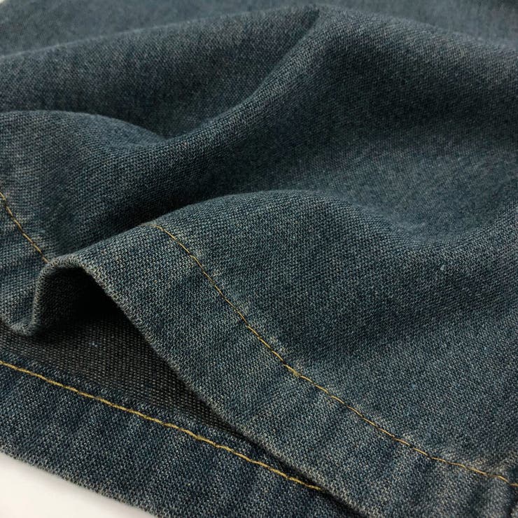 セットアップ】デニムホルターネックビスチェ×デニムワイドパンツ 2点